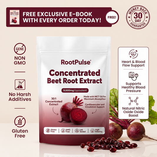 Concentrated Beet Root Extract 9,000mg Softgels