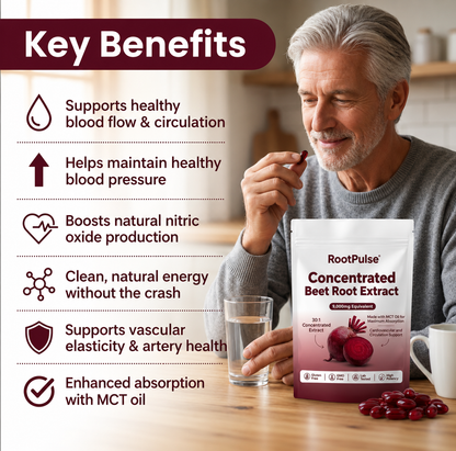Concentrated Beet Root Extract 9,000mg Softgels